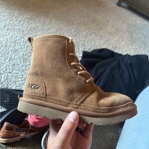 UGG Tan Suede Ankle Boots